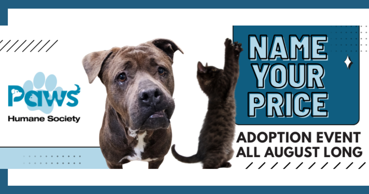 Help Paws Humane Society in Columbus. Adopt One Pet to Relieve Shelter Overcrowding
